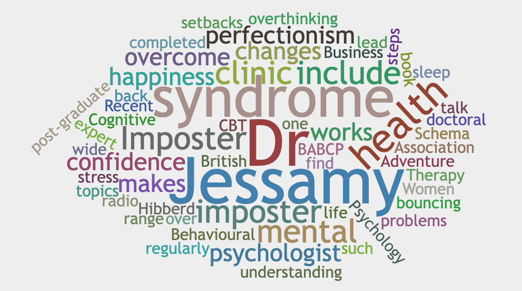 Wordcloud generated from Jassamy's bio 