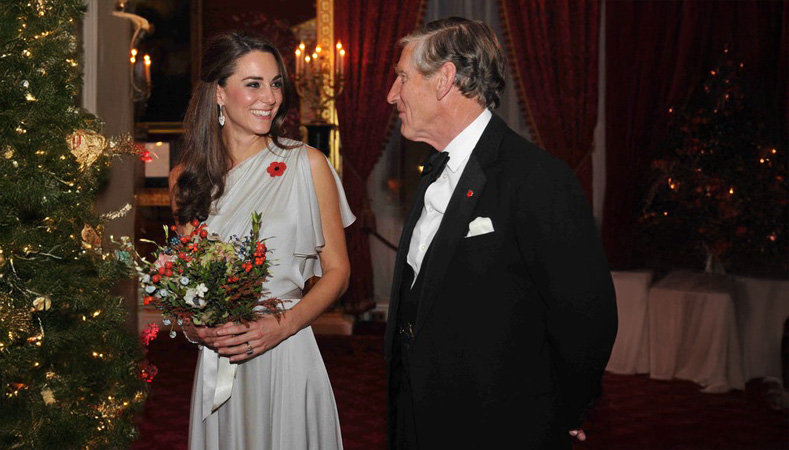 Patrick Cordingley with Princess Catherine