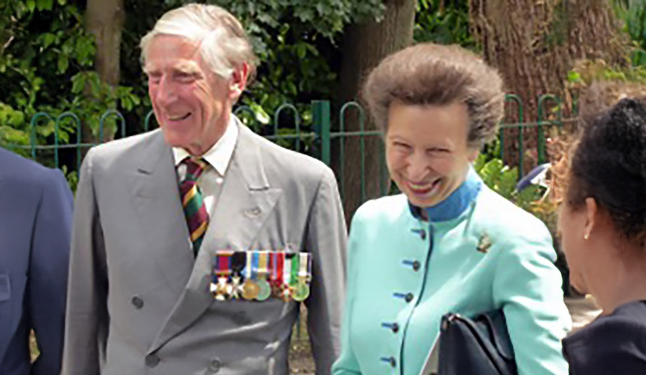 Patrick Cordingley with Princess Anne