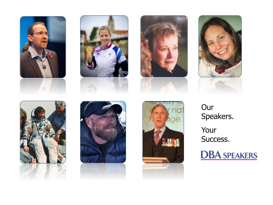 Our speakers. Your success. DBA Speakers